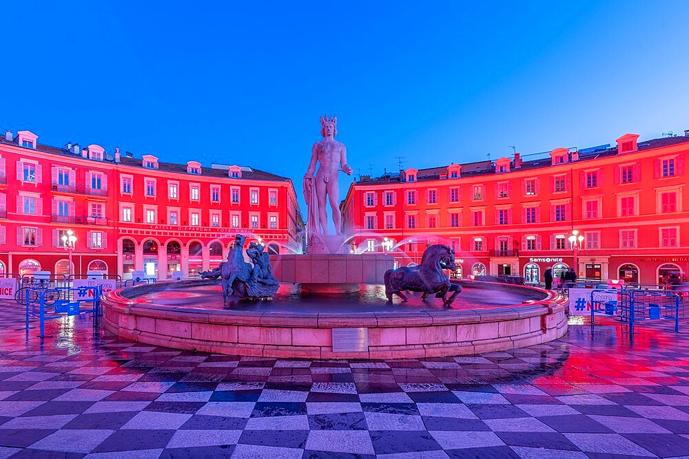 Place Massena, Nice, Alpes-Maritimes, French Riviera, Provence-Alpes-Cote d'Azur, France, Mediterranean, Europe