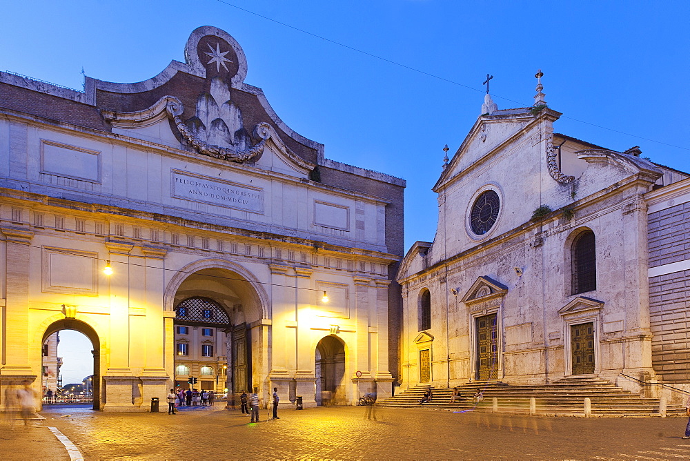 Piazza del Popolo, Rome, Lazio, Italy, Europe