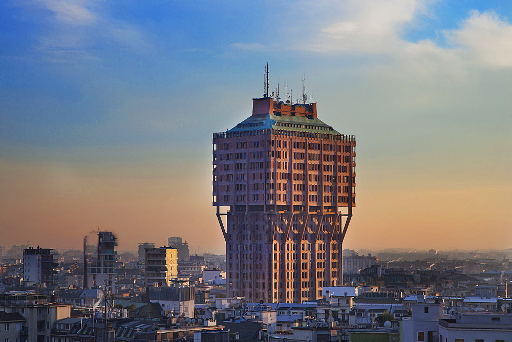 Torre Velasca, Milan, Lombardy, Italy, Europe