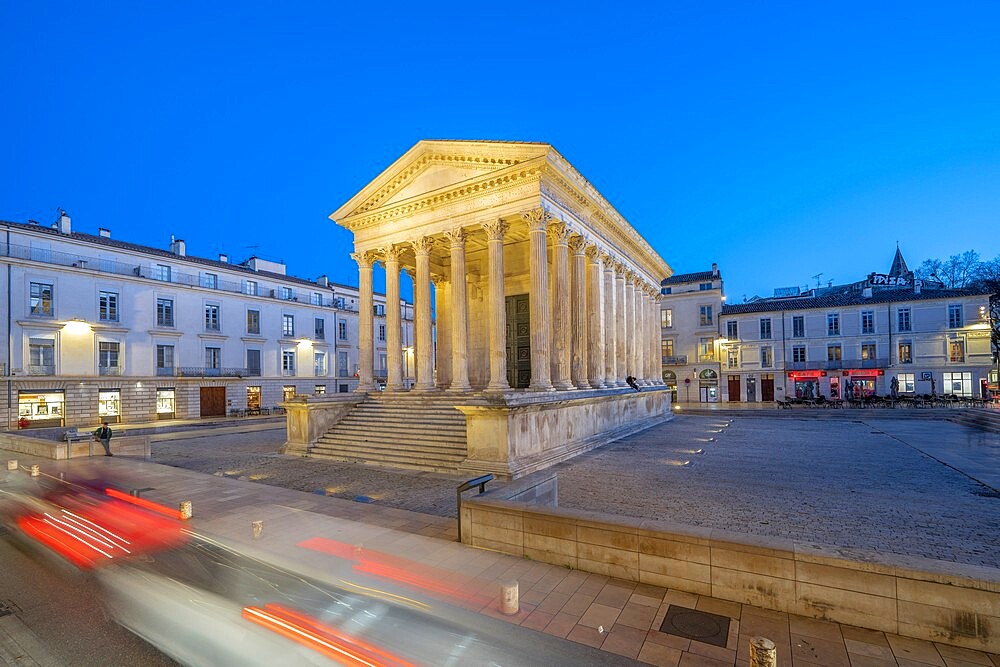 The Maison Carree, Nimes, Gard, Occitania, France, Europe