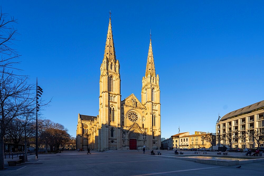 St. Baudilus Church, Nimes, Gard, Occitania, France, Europe