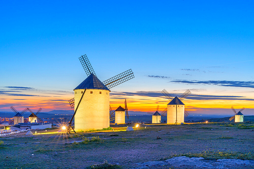 Windmills, Campo de Criptana, Ciudad Real, Castile-La Mancha, Spain, Europe