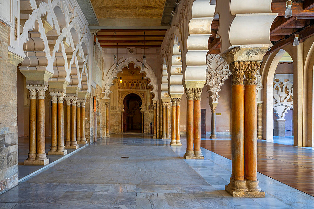 Aljaferia, UNESCO World Heritage Site, Zaragoza, Aragon, Spain, Europe