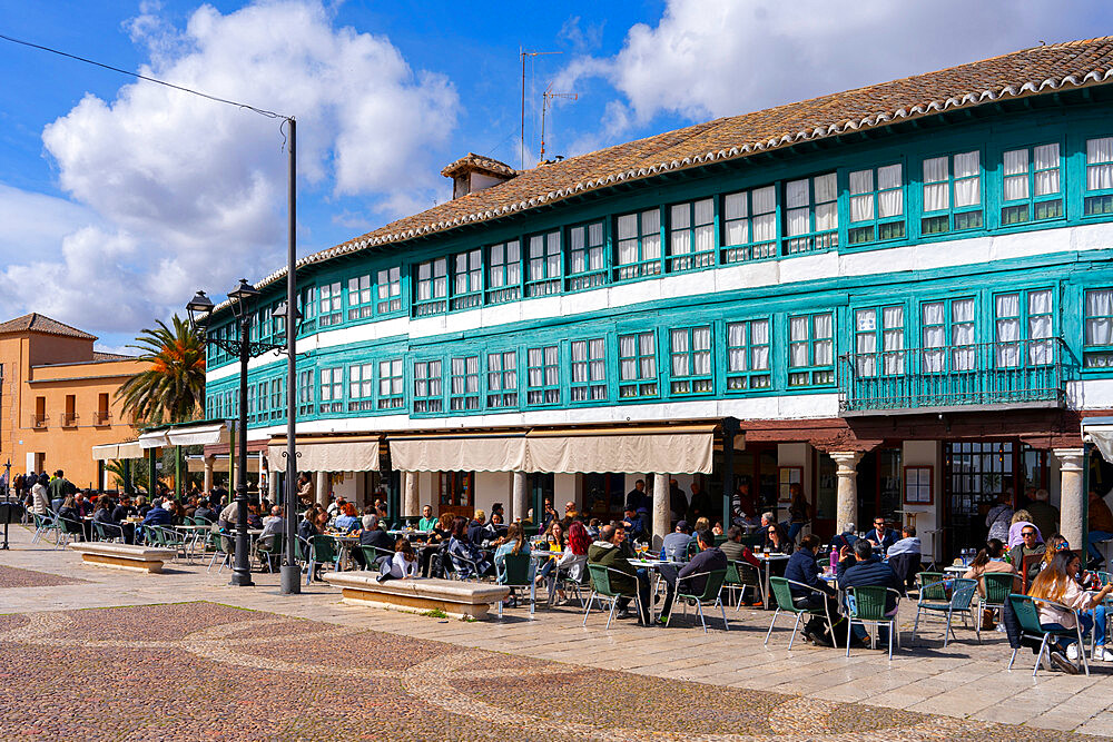 Plaza Mayor, Almagro, Ciudad Real, Castile-La Mancha, Spain, Europe