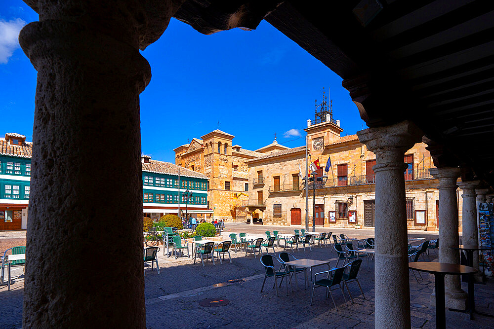 Plaza Mayor, Almagro, Ciudad Real, Castile-La Mancha, Spain, Europe