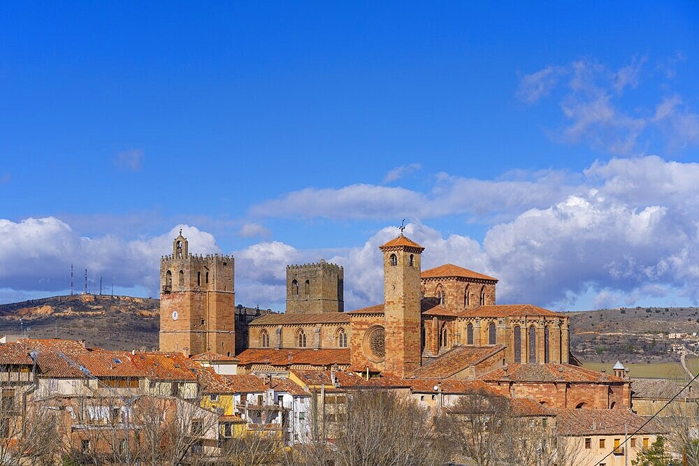 Cathedral of Santa MarA?a la Mayor, SigA1enza, Guadalajara, Castile la Mancha, Spain