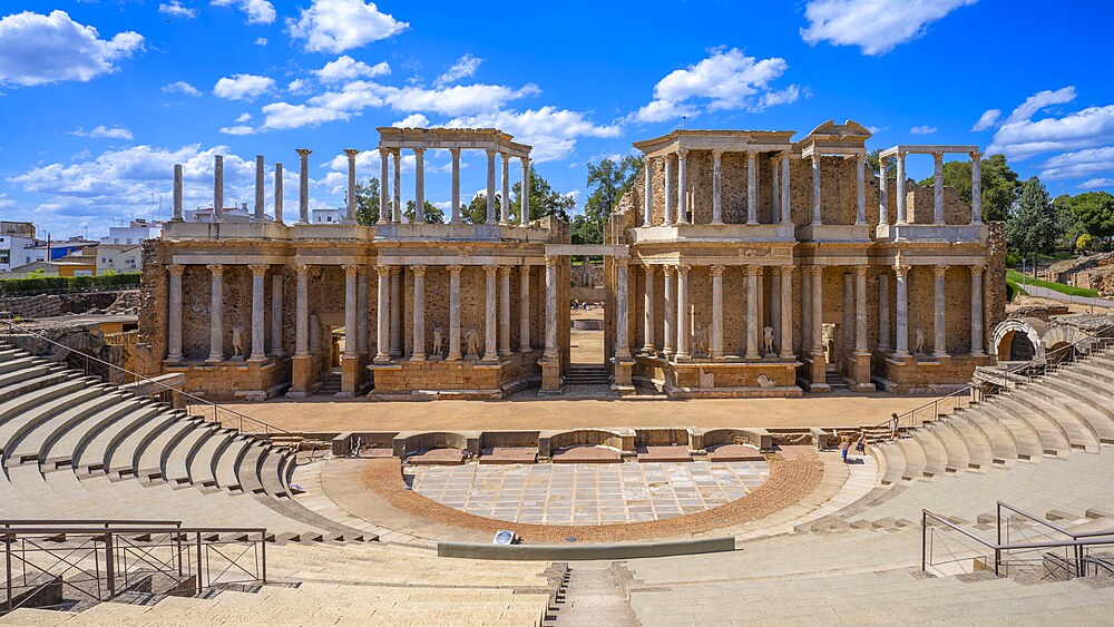 Roman Theater, Merida, Estremadura, Spain