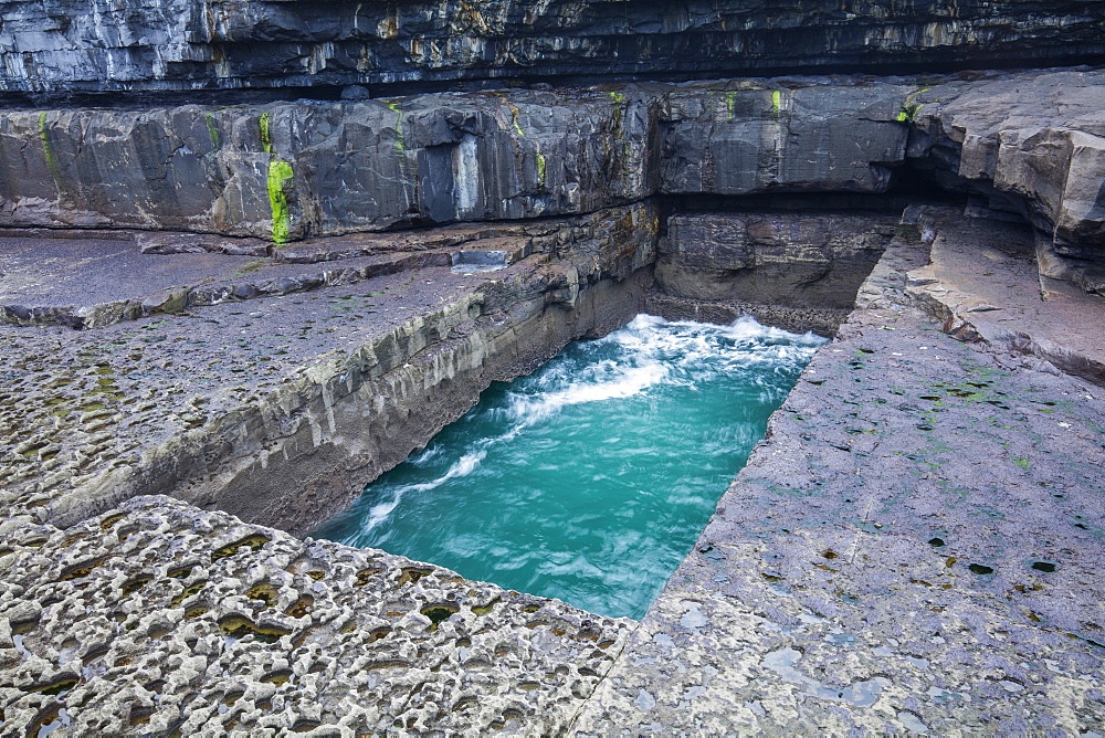 Serpent's Lair, Inish More, Aran Islands, Republic of Ireland, Europe