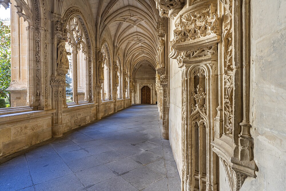 Cloister of the church San Juan de los Reyes, Toledo, Castile-La Mancha, Spain