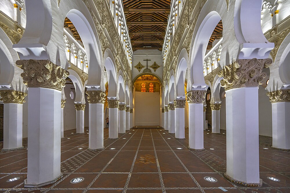 Santa Maria la Blanca Synagogue, Toledo, Castile-La Mancha, Spain