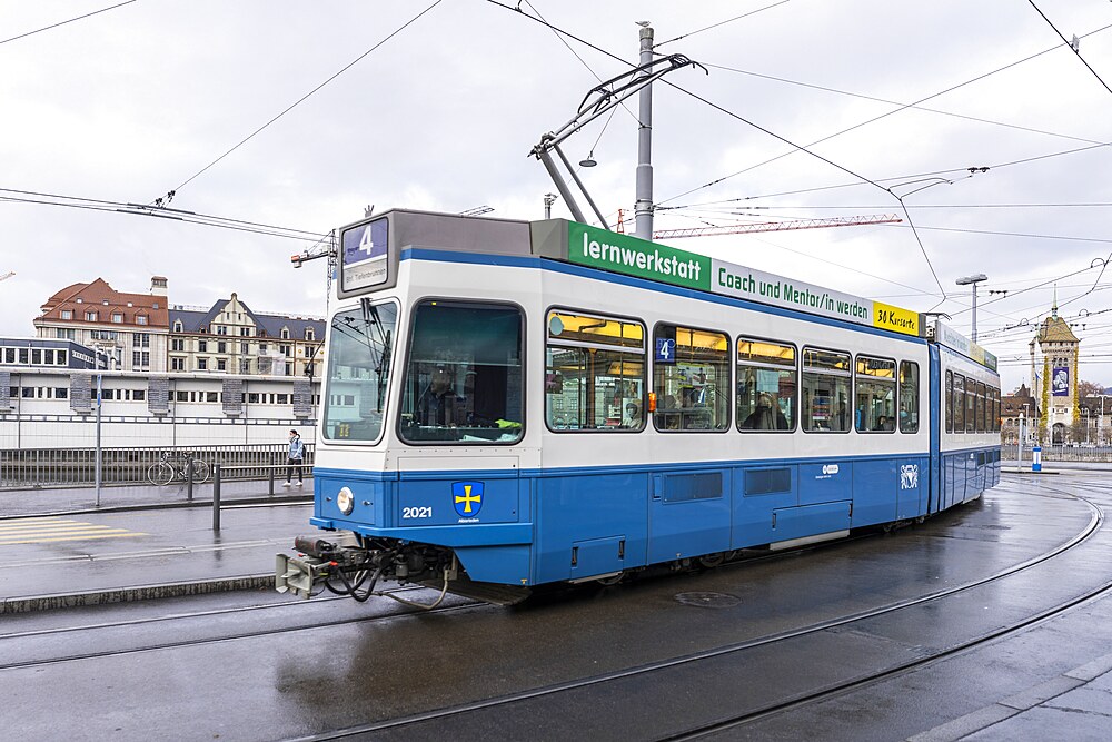 Tram n.4, Zurich, Switzerland