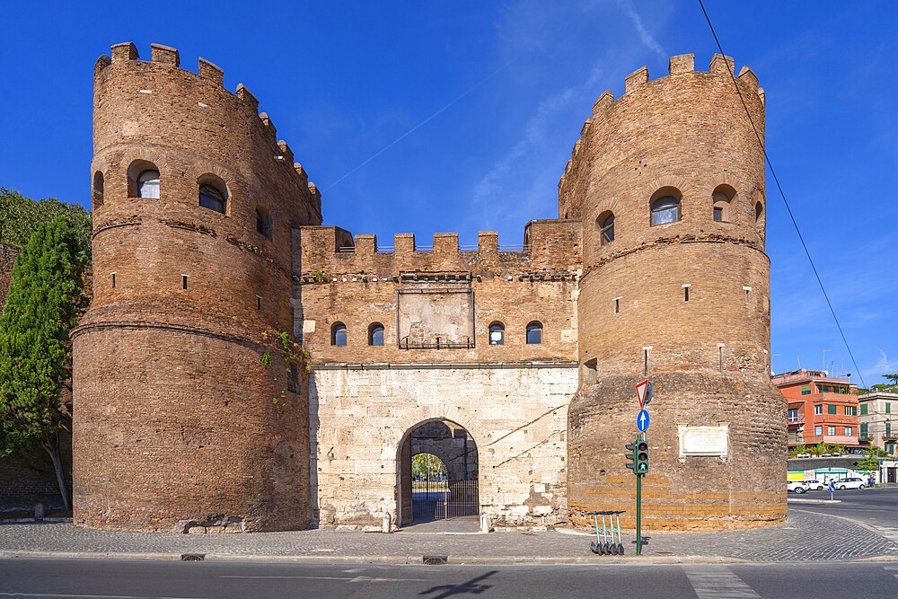 Gate of San Paolo, Porta di San Paolo, Roma, Lazio, Italy