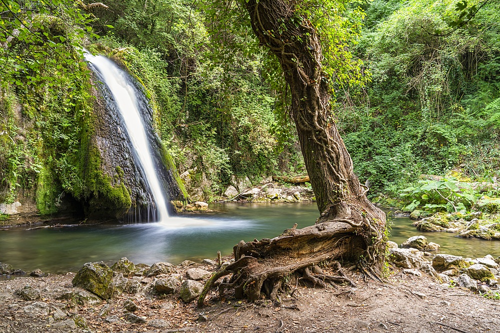 Schioppo waterfall, Carpinone, Isernia, Molise, Italy