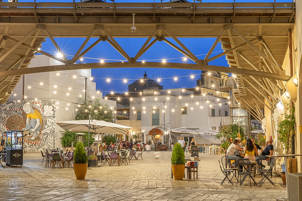 Piazza dei Commestibili, Mesagne, Brindisi, Salento, Apulia, Italy