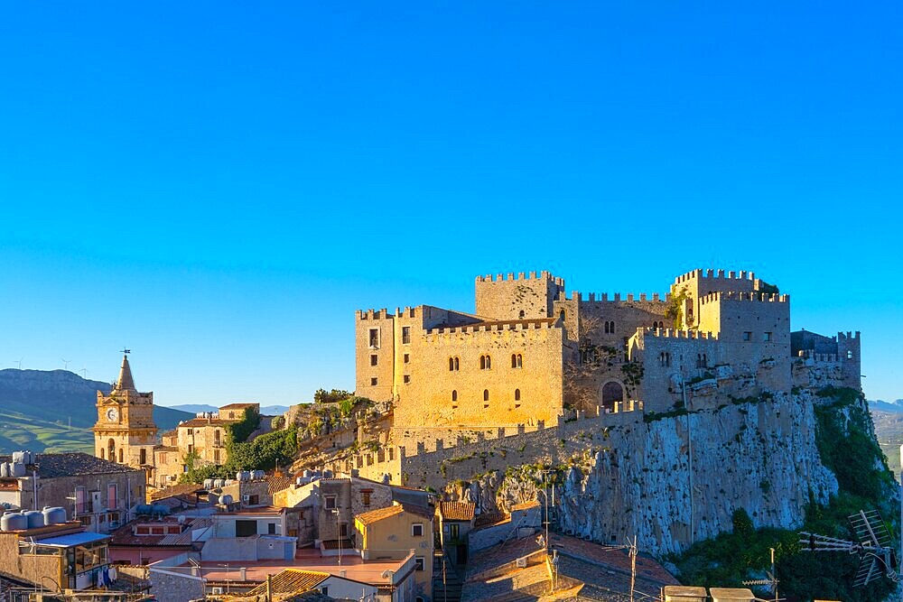 Medieval castle, Caccamo, Palermo, Sicily, Italy