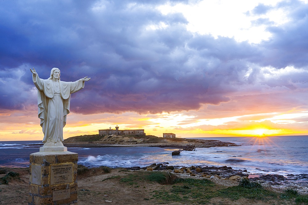 Island of Currents, Isola delle Correnti, Portopalo, Siracusa, Sicily, Italy