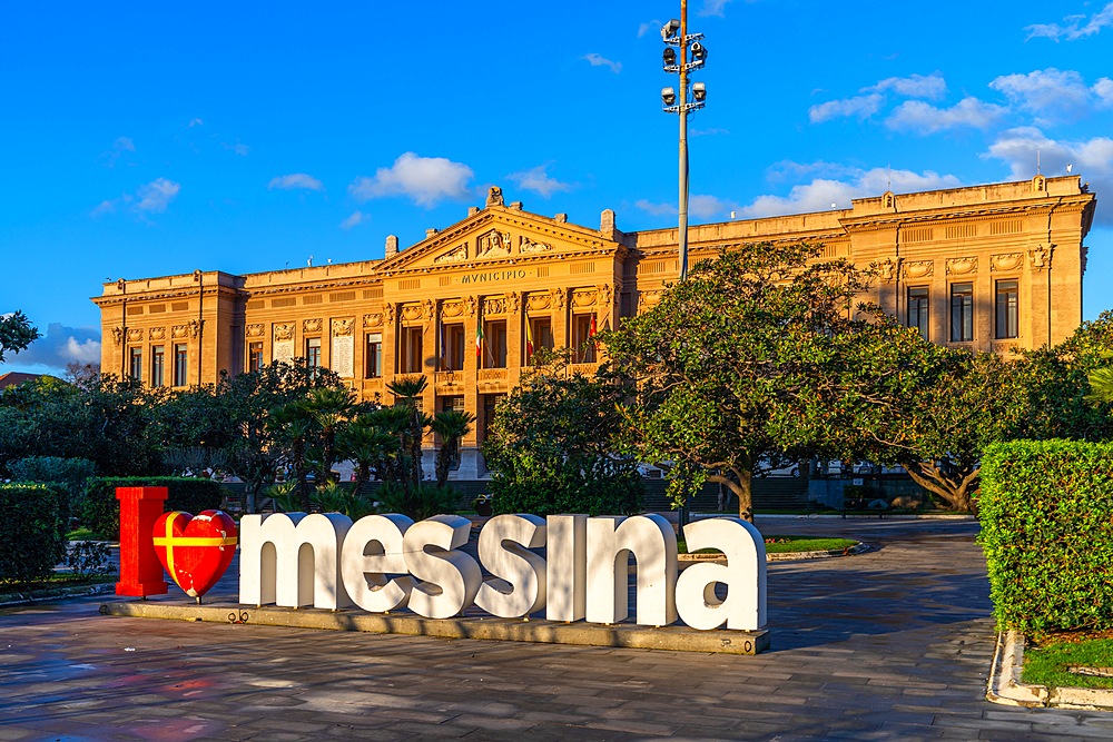 City hall, Messina, Sicily, Italy