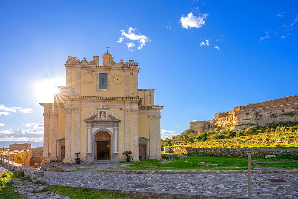 Ancient Cathedral of Santo Stefano, Castle of Milazzo, Milazzo, Messina, Sicily, Italy