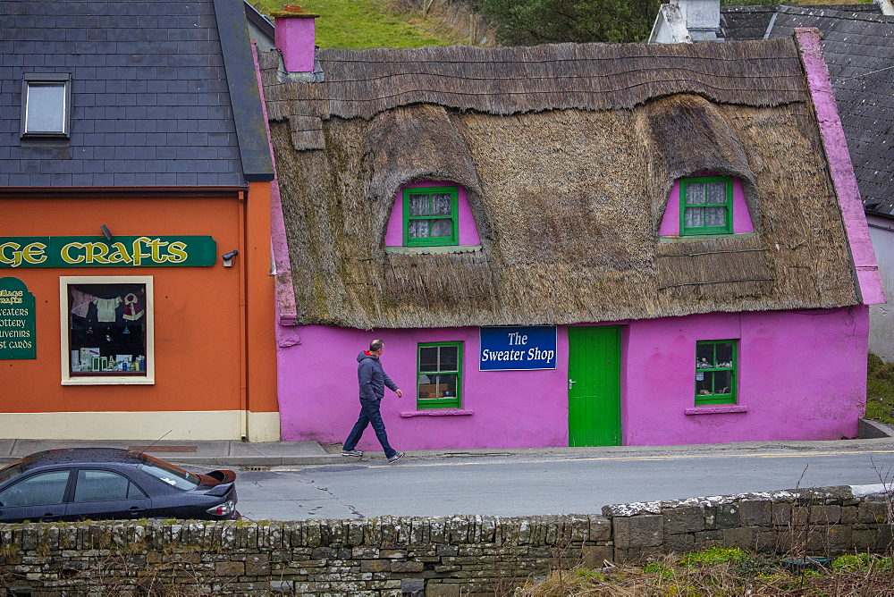 The Sweater Shop, Doolin, Cliffs Coastal Walk, County  Clare, Munster, Republic of Ireland, Europe