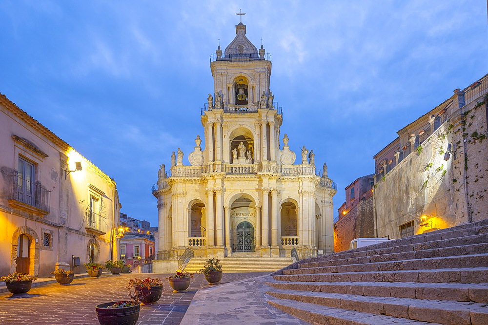 St. Paul's Basilica, Basilica di San Paolo, Palazzolo Acreide, Siracusa, Sicily, Italy