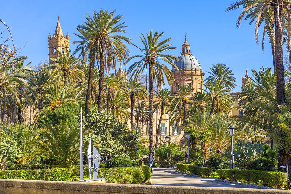 Primatial Metropolitan Cathedral Basilica of the Holy Virgin Mary of the Assumption, Cathedral of Palermo, Palermo, Sicily, Italy