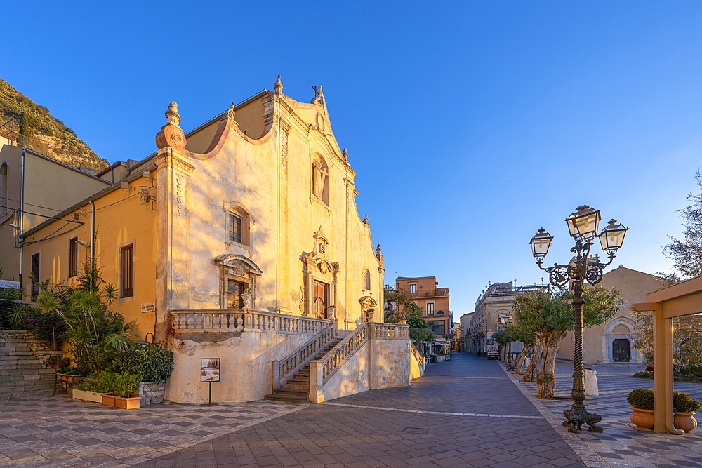 Church of San Giuseppe, Piazza IX aprile, Taormina, Messina, Sicily, Italy