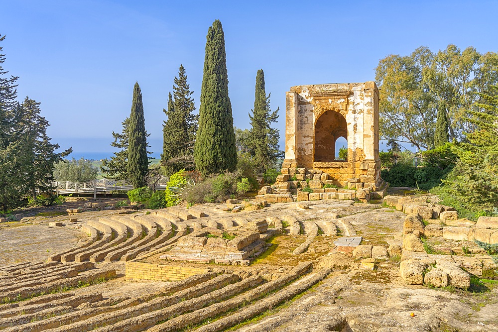 Ekklesiasterion and Oratorium of Phalaris, Archaeological Museum, Valley of the Temples, Agrigento, Sicily, Italy