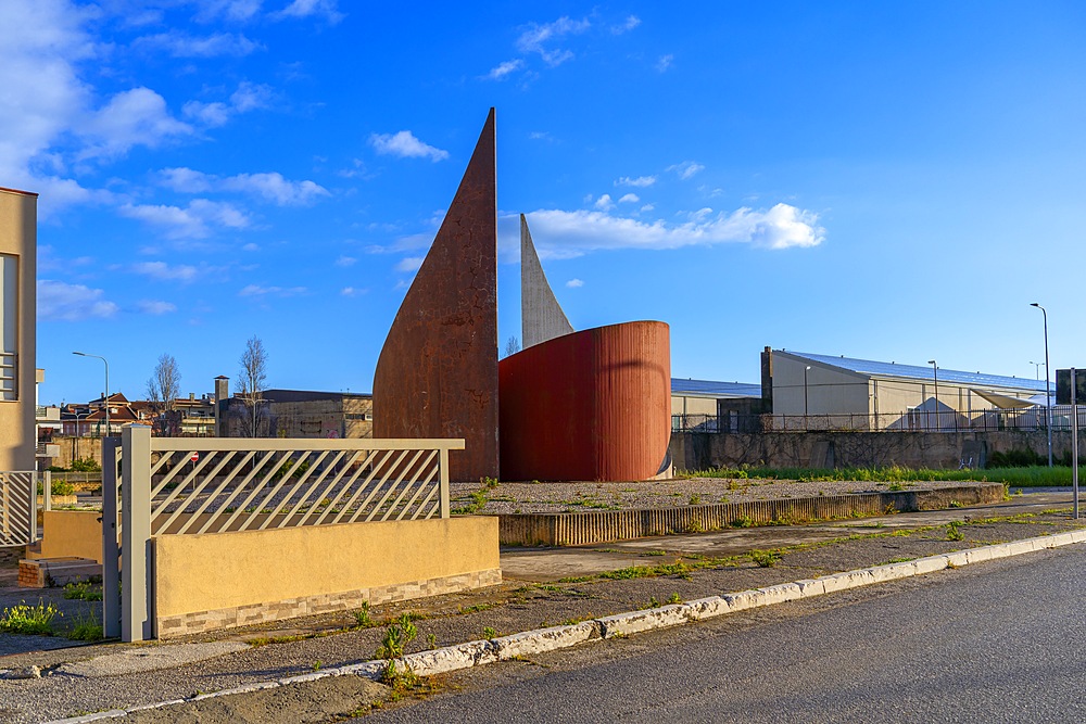 Labirinto, Nino Franchina, 1983, Gibellina Nuova, Trapani, Sicily, Italy