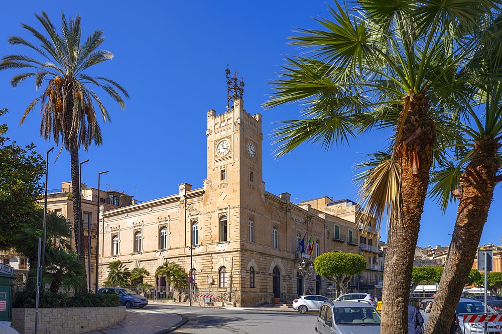 Citi Hall, Licata, Agrigento, Sicily, Italy