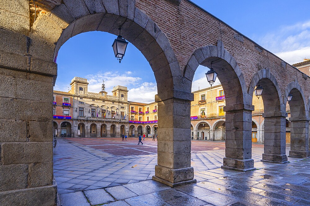 Plaza Mayor, Ávila, Castilla y Leon, Spain