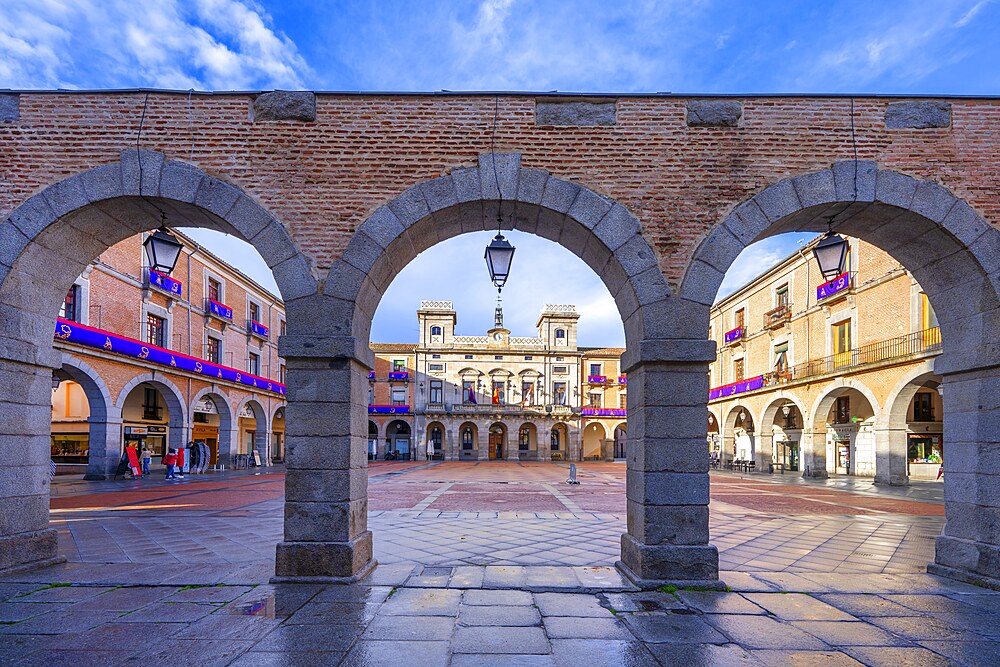 Plaza Mayor, Ávila, Castilla y Leon, Spain