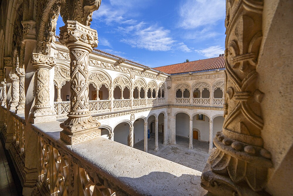 the cloister, National Museum of Sculpture, Spain, Valladolid, Castile and León, Spain