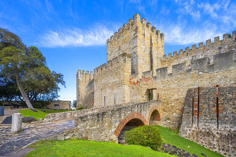 Saint George's Castle , Lisbon, Portugal