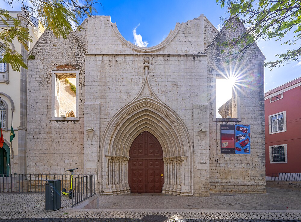 Carmo Church e convent ruins, Lisbon, Portugal