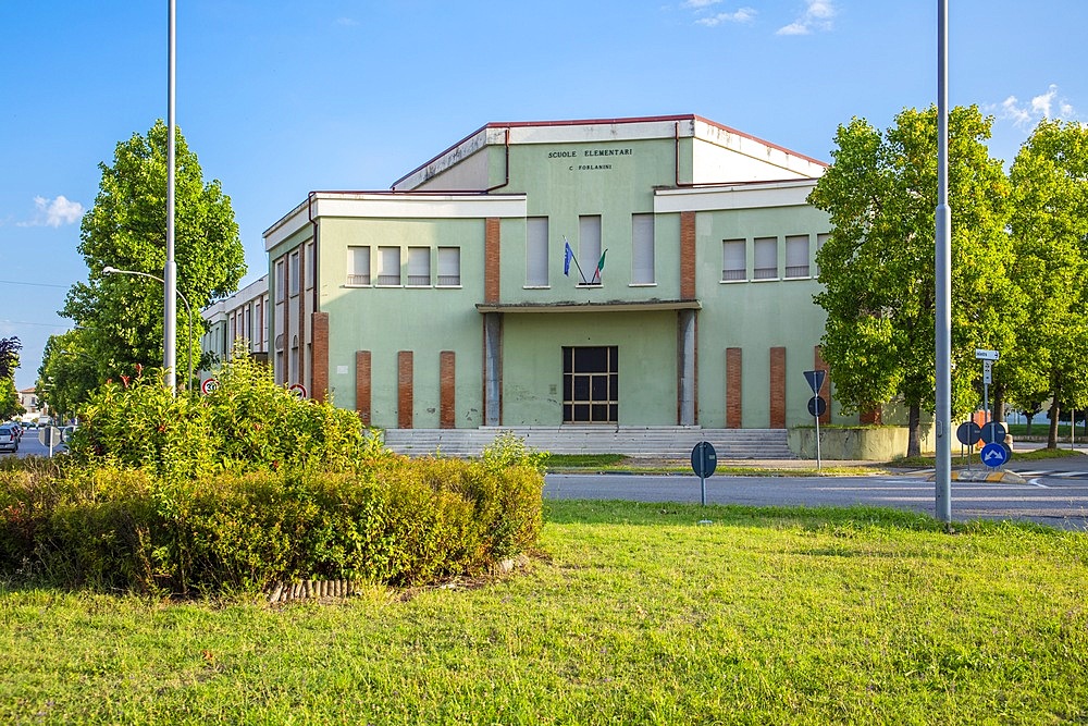 Elementary School, Tresigallo, Emilia-Romagna, Italy, Europe