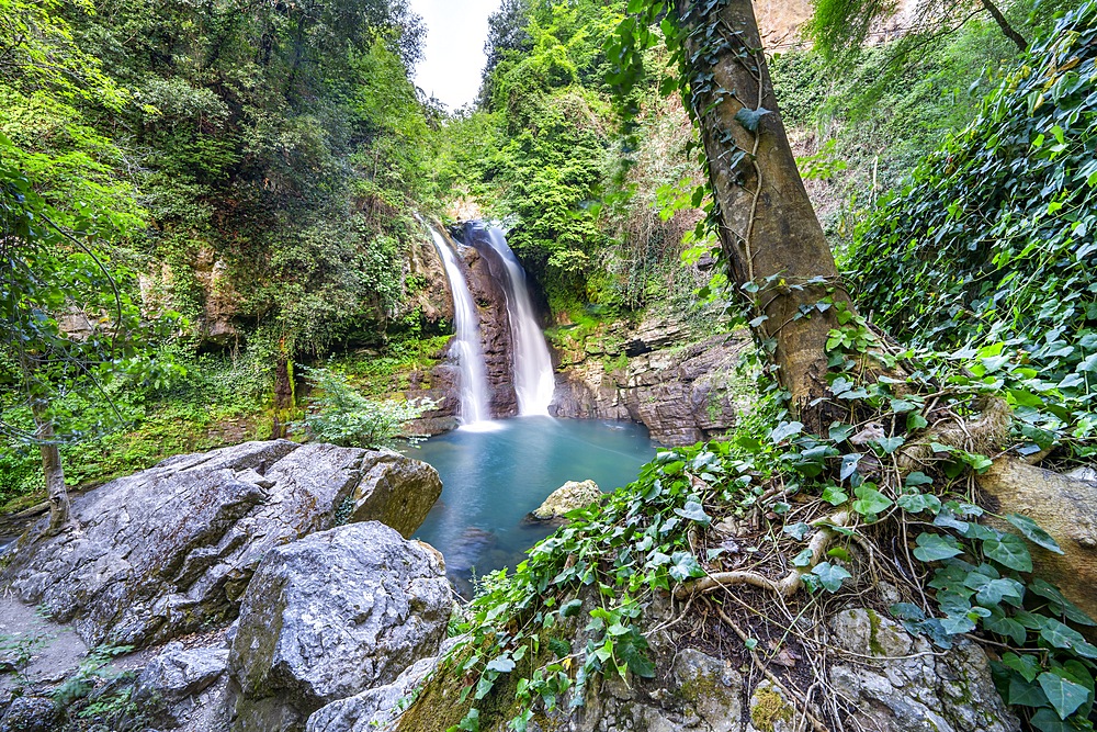 Carpino waterfall, Carpinone, Isernia, Molise, Italy