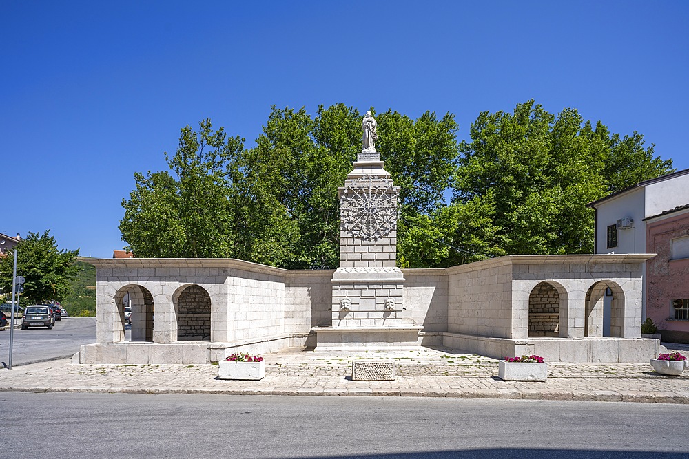 Fountain of the Immaculate Conception, Frosolone, Isernia, Molise, Italy