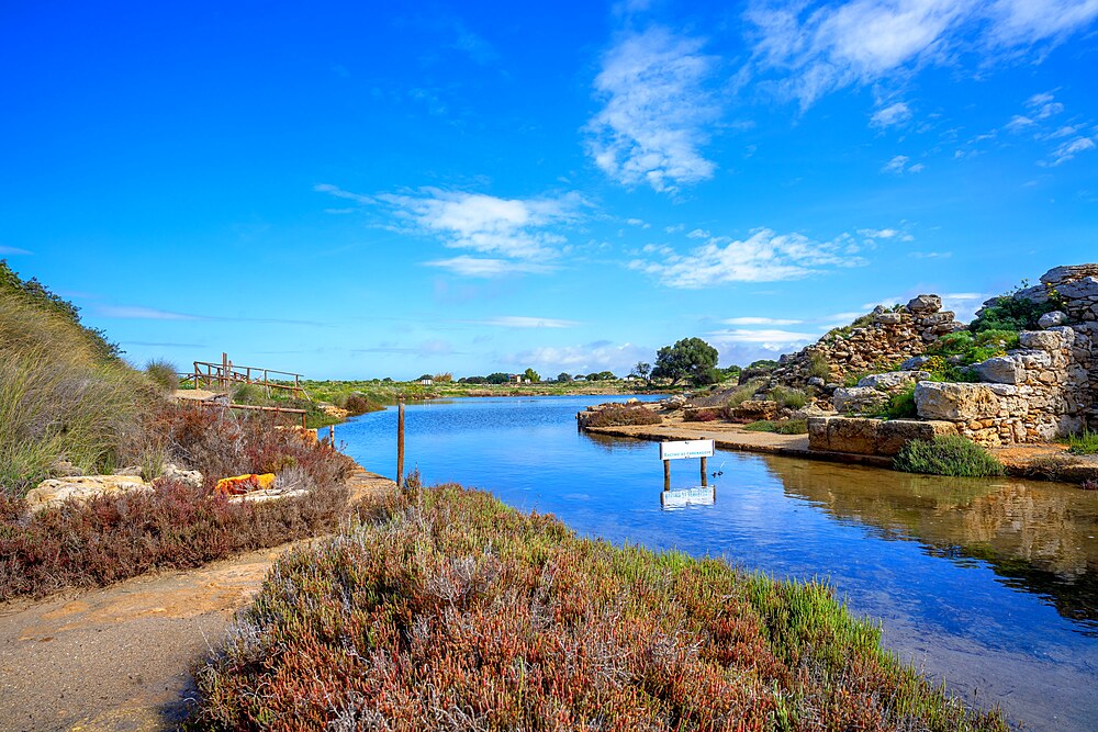 The Kothon, Motya island, Marsala, Trapani, Sicily, Italy