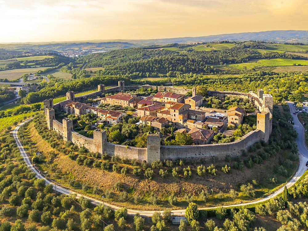 Monteriggioni, Siena, Tuscany, Italy