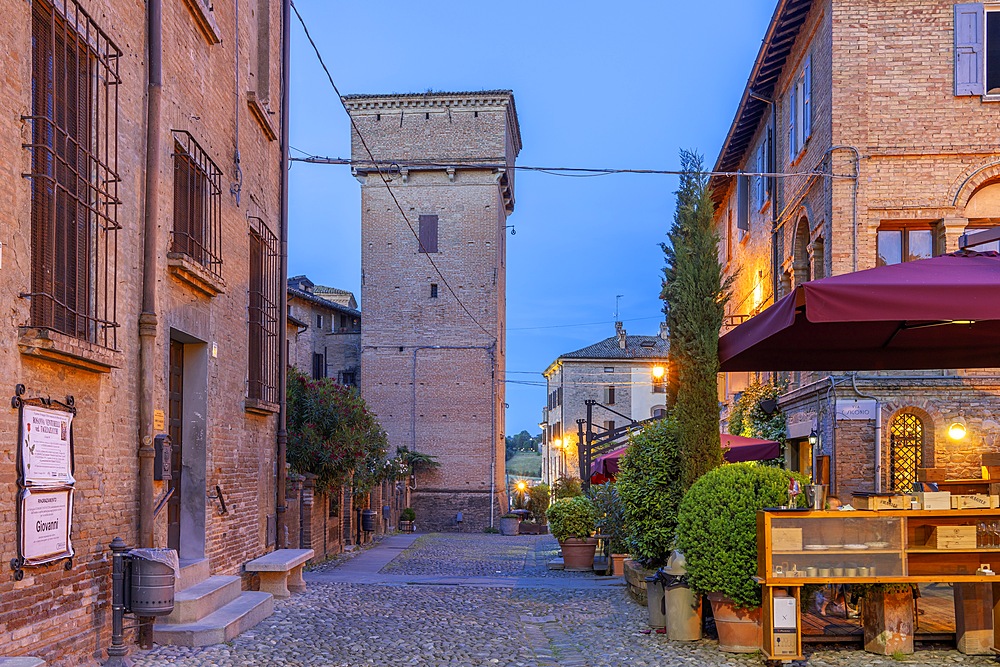 Prison tower, vinegar factory, Castelvetro di Modena, Modena, Emilia-Romagna, Italy