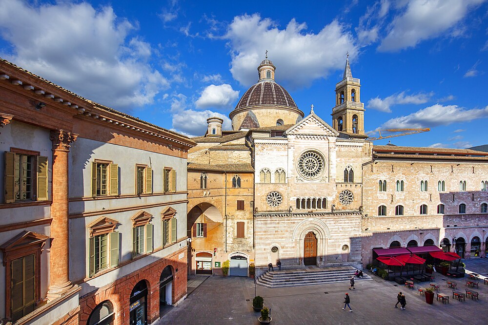 Piazza della Repubblica, Foligno, Perugia, Umbria, Italy