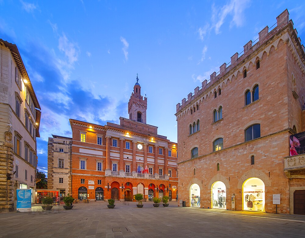 Piazza della Repubblica, Foligno, Perugia, Umbria, Italy