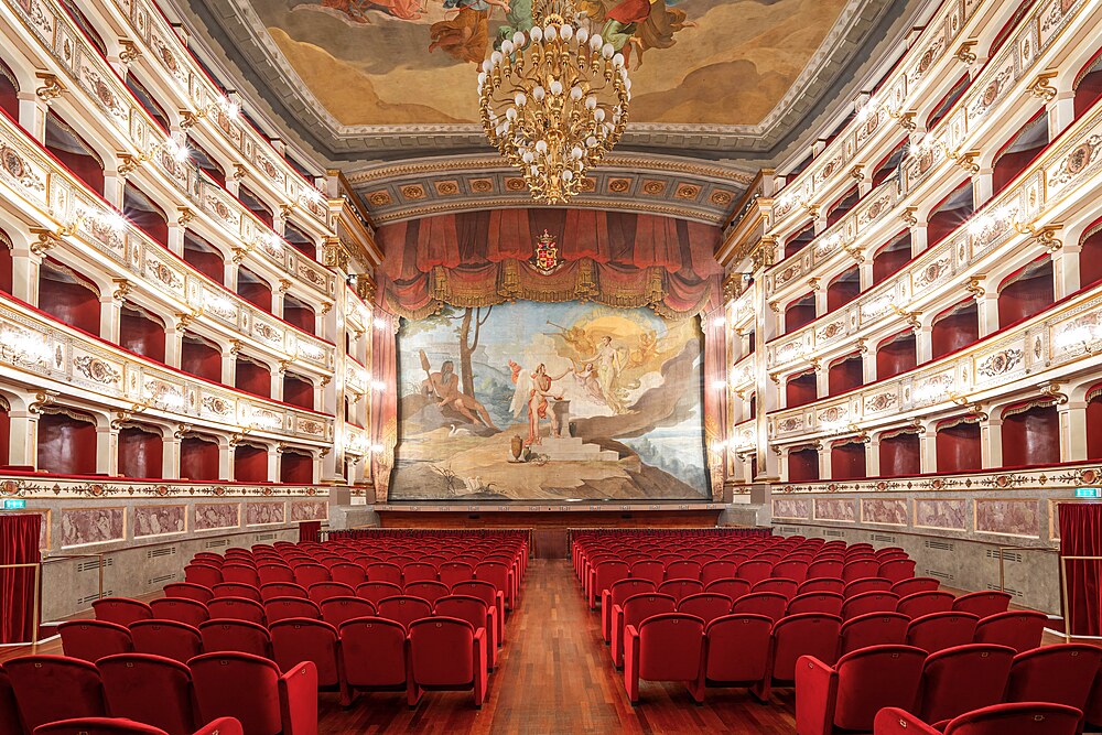 Eagle Theater, teatro dell'Aquila, Fermo, Ascoli Piceno, Marche, Italy