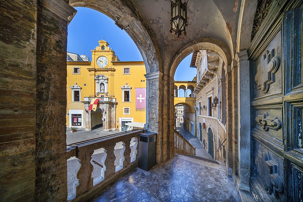 Palazzo dei Priori, Fermo, Ascoli Piceno, Marche, Italy