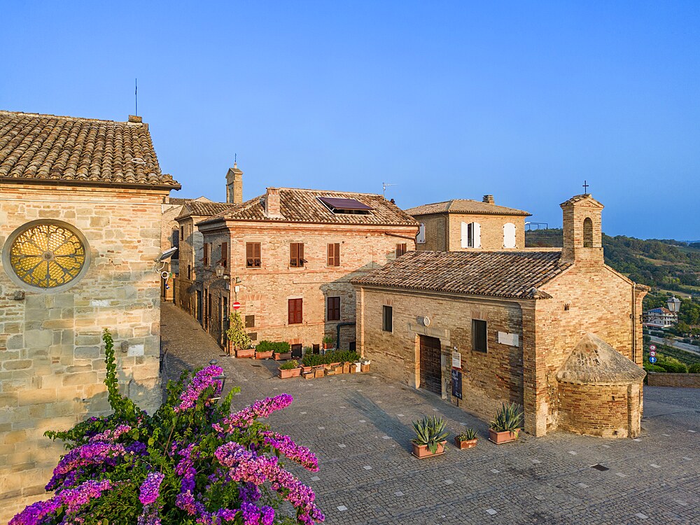 Piazza Amedeo Lattanzi, Torre di Palme, Fermo, Ascoli Piceno, Marche, Italy