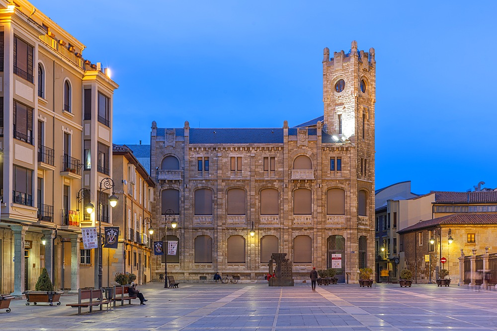 Old Post Office, Regla Square, León, Castile and León, Spain