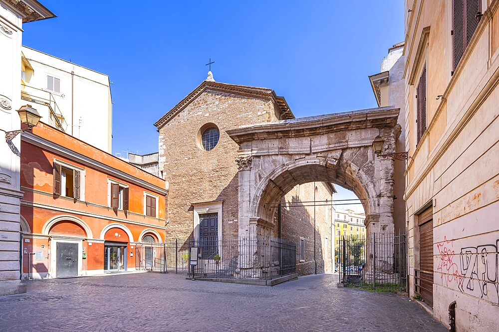 Arch of Gallienus, Arco di Gallieno, Roma, Lazio, Italy