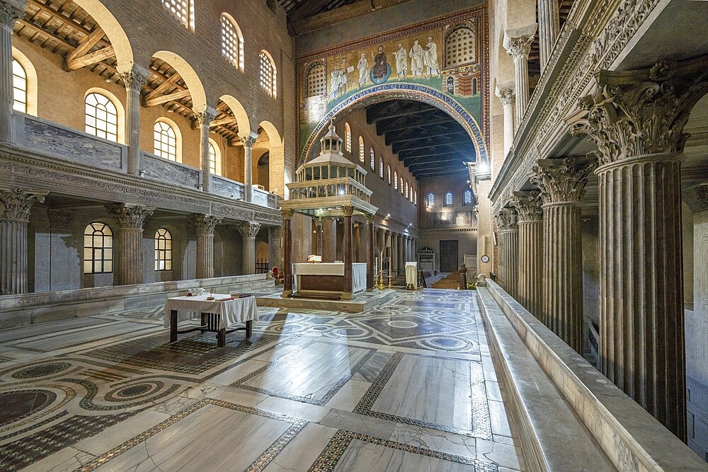 Basilica of San Lorenzo Fuori le Mura, Roma, Lazio, Italy