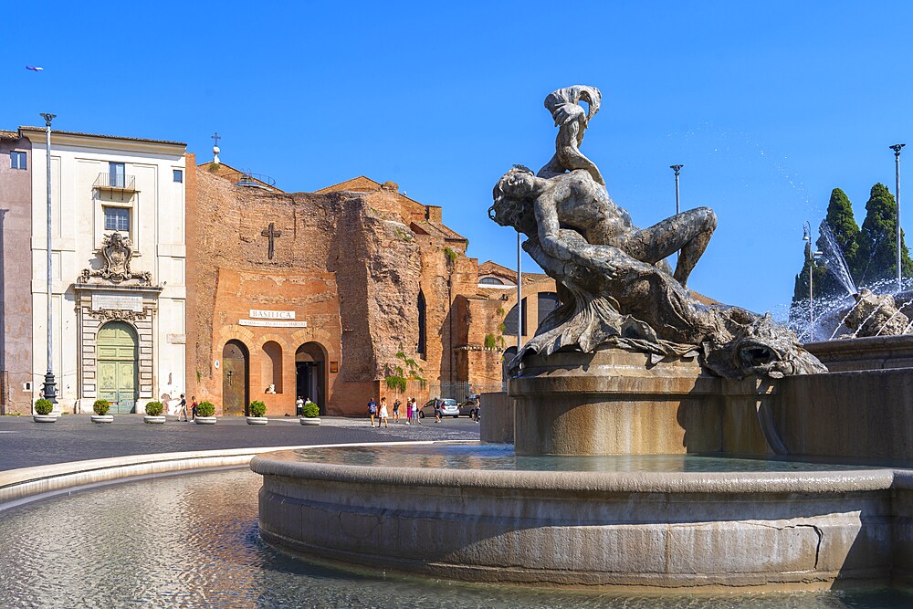 Basilica of Santa Maria degli Angeli e Martiri, Roma, Lazio, Italy