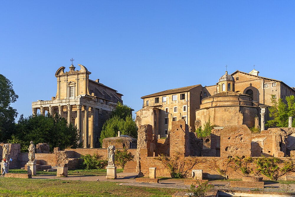 House of the Vestal Virgins in the Roman Forum, Imperial Forums, Roma, Lazio, Italy